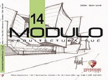 Módulo Arquitectura - CUC / Barranquilla, Colombia / No. 13 / Julio 2014 / pp. 1-298 / ISSN: 0124-6542/ E-ISSN: 2389-7732   Calle 58 No. 55 - 66. Teléfono: (575) 3362224 / Barranquilla - Colombia / revistamodulo@cuc.edu.co